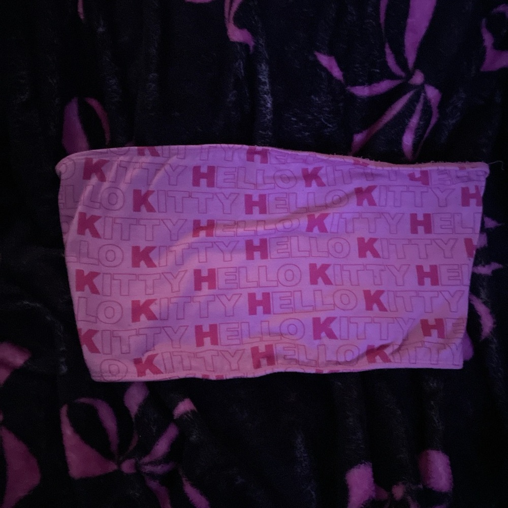SHEIN Pink hello kitty tube top